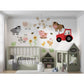 Farmyard Animal Wall Stickers Nursery Wall Sticker Farmyard Playroom Decor Sticker