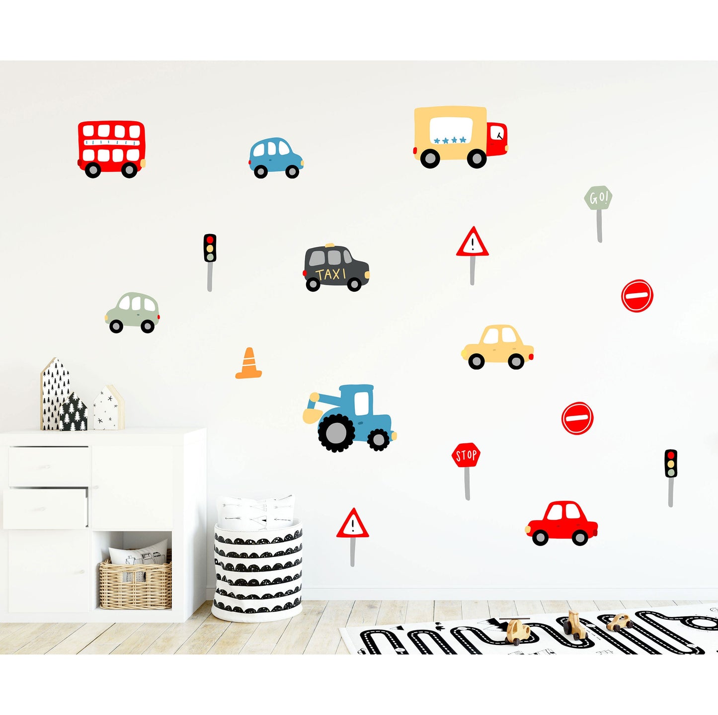 Boys Cars Wall Decal Transport Wall Decal