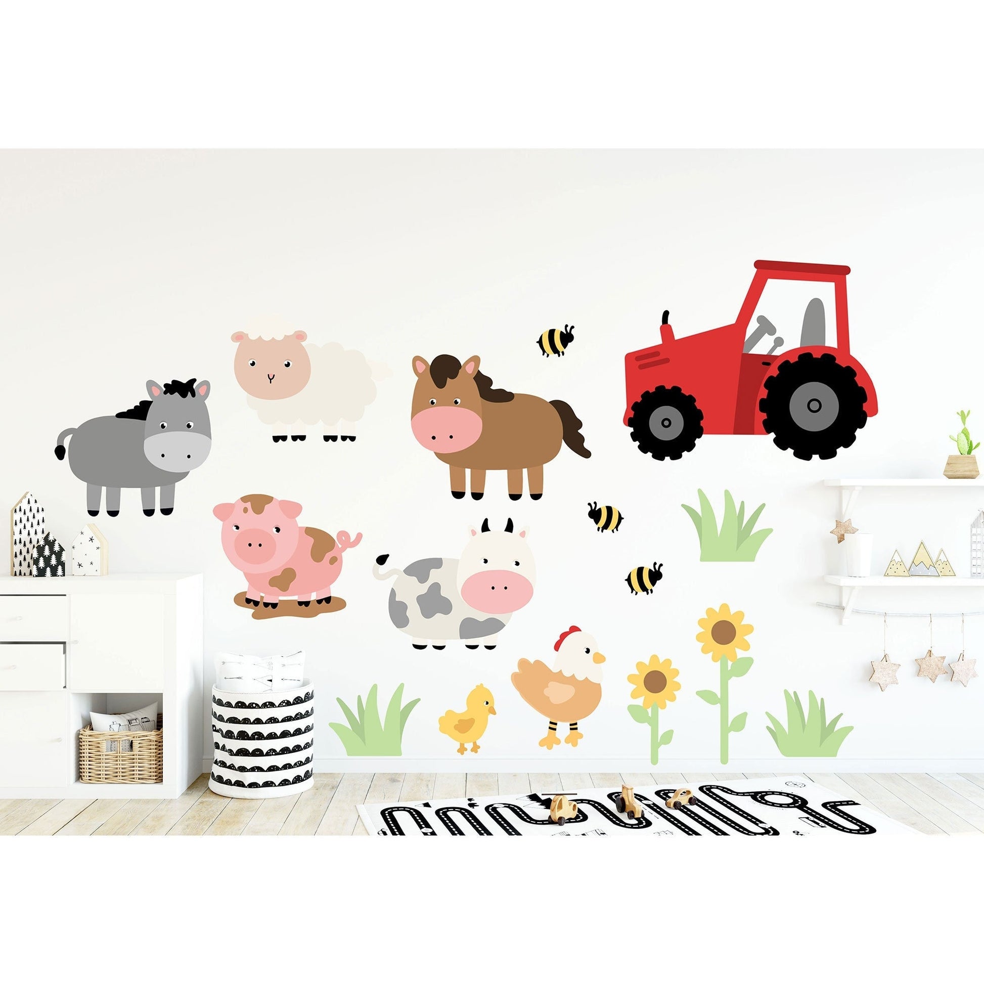 Farmyard Nursery Decor Gender Neutral Nursery Wall Sticker