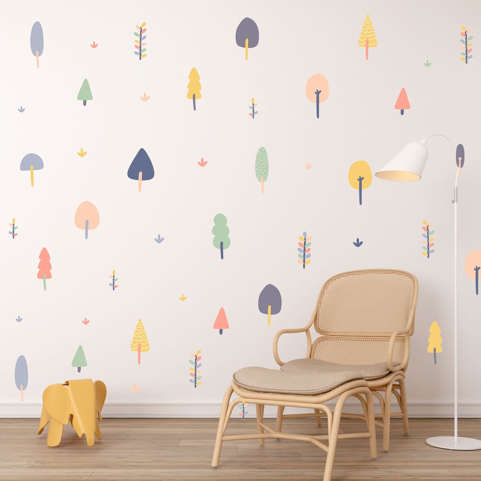 Forest Wall Sticker Woodland Nursery Decor