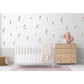 Sticker Kids Room Flower Wall Stickers Nursery Decal Flowers Leaves Sticker