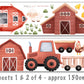 Farm Wall Sticker Farm Animal Wall Sticker Nursery Farm Wall Decal Tractor Wall Sticker Farm Animal Decal Farm Nursery Decor Farm Wallpaper