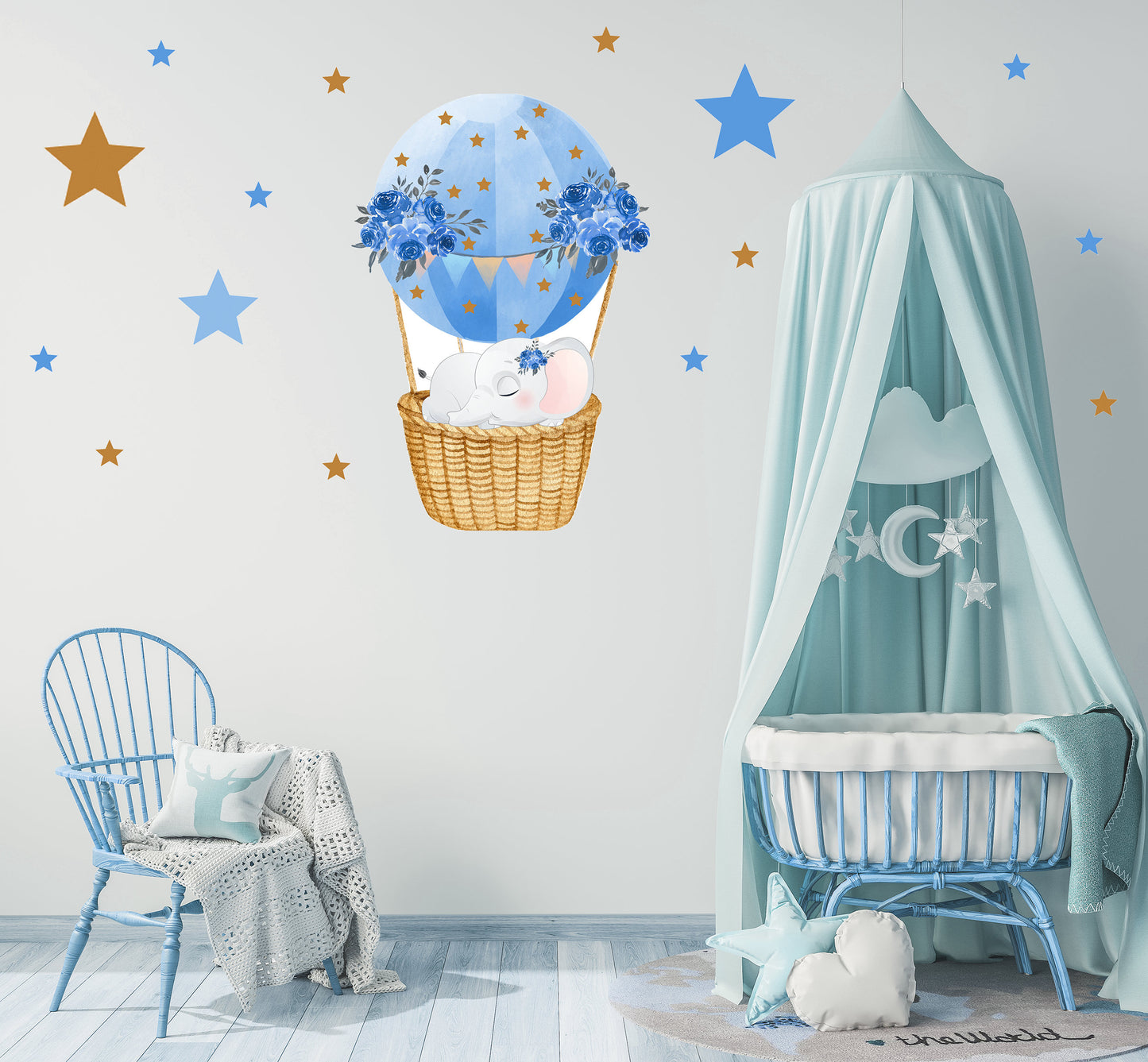 Elephant Wall Sticker Nursery Wall Sticker Nursery Wall Decal