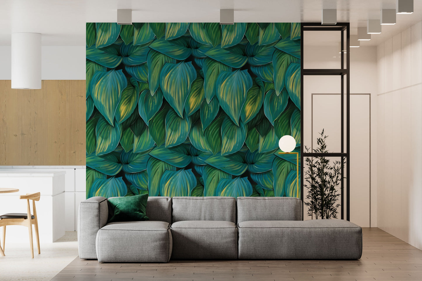 Large Leaf Botanical Wallpaper Wallpaper Tropical Wallpaper Large Leaf Wallpaper