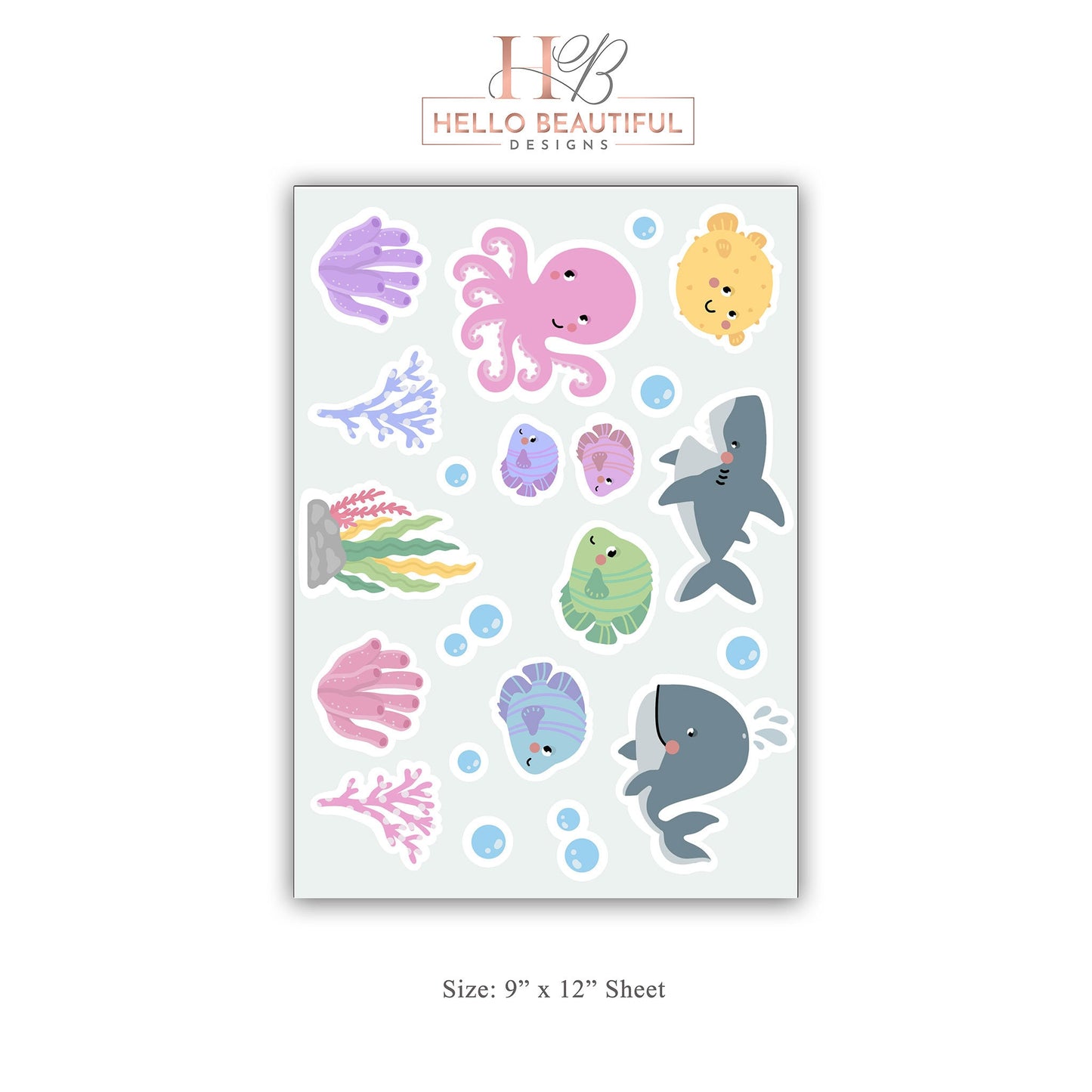 Ocean Creatures Decals