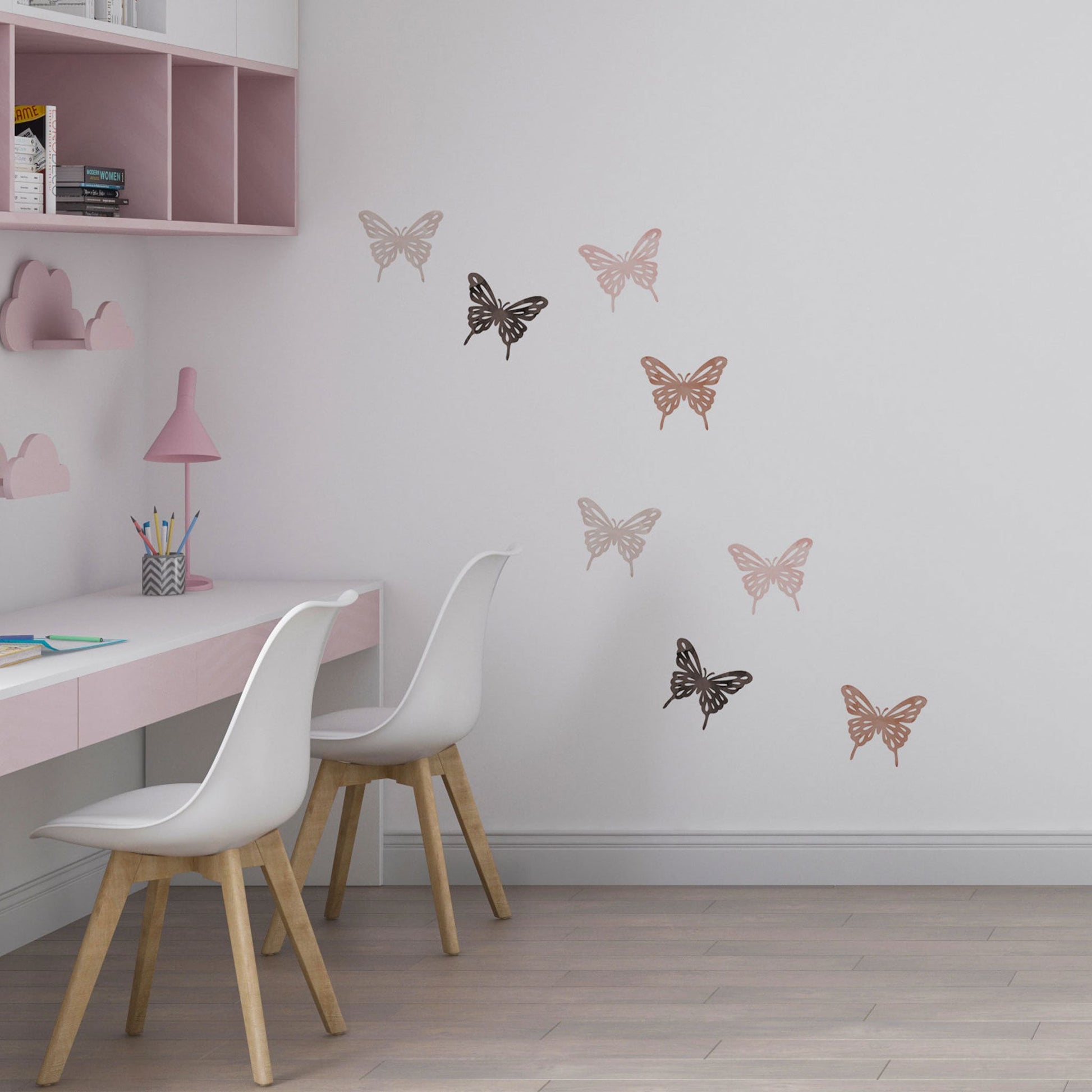 Butterfly Wall Sticker Nursery Wall Decal Butterfly Nursery Wall Decal Cute Nursery Decor Girl Bedroom Decor Butterfly Decor Playroom Decor