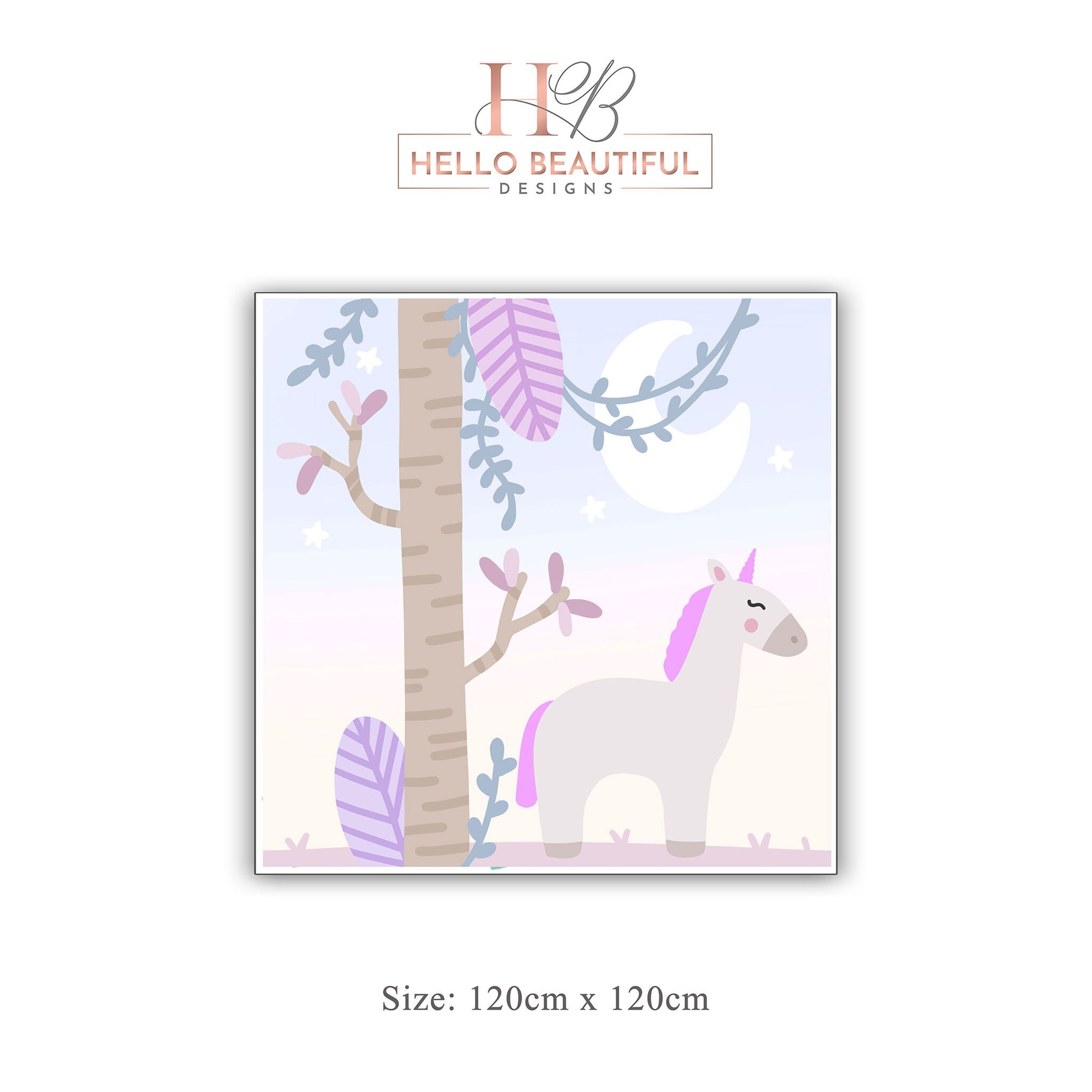 Unicorn Dream Wall Sticker, Nursery Wall Decal