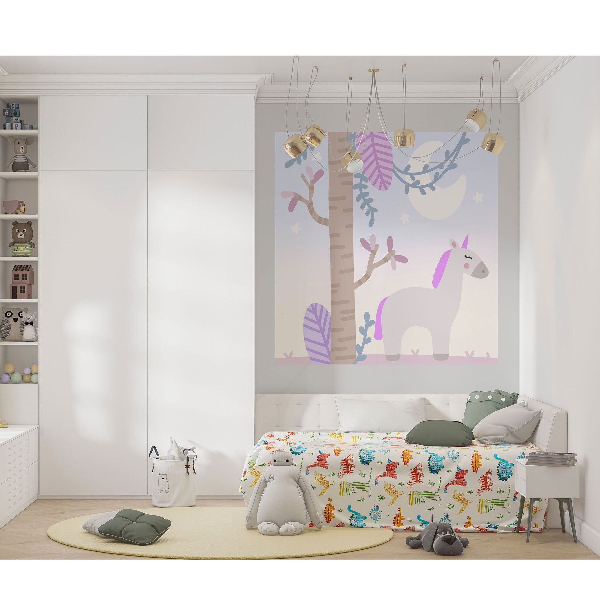 Unicorn Dream Wall Sticker, Nursery Wall Decal