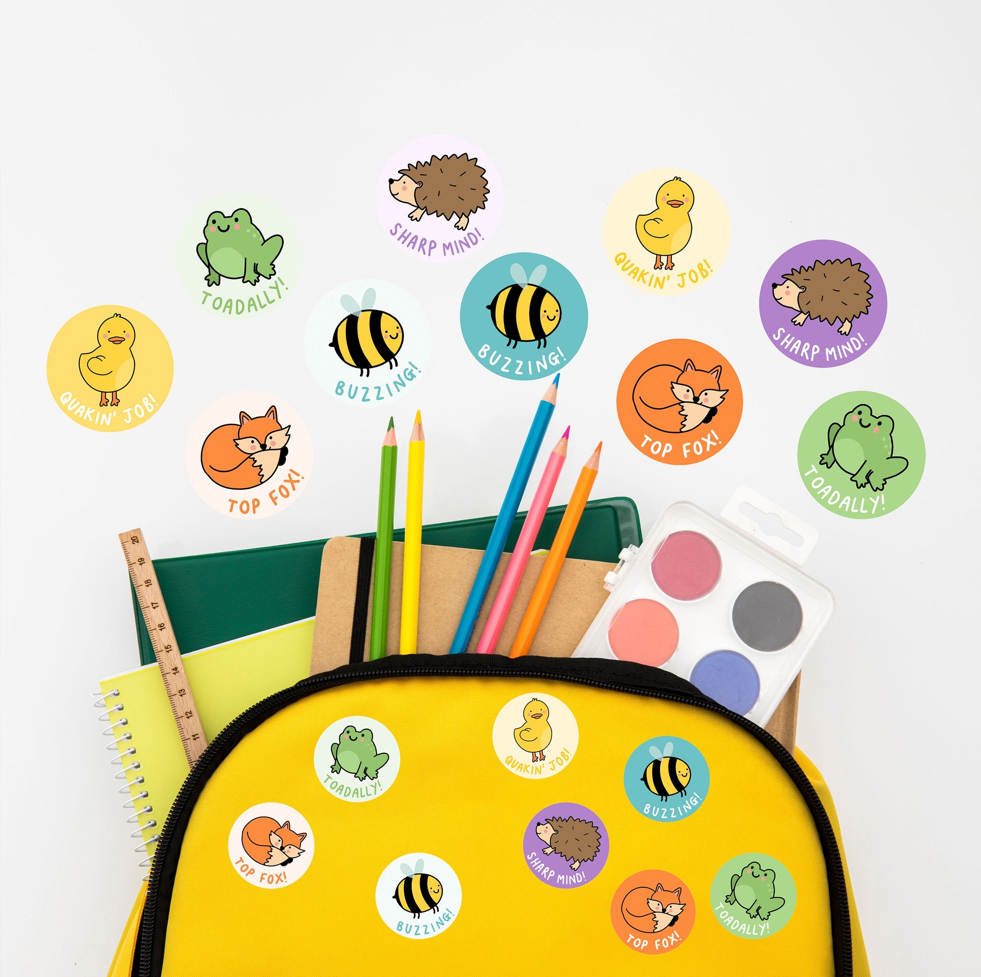 Woodland Animals Stickers, Teacher Stickers, Classroom Stickers, Primary School Stickers, Teacher Awards, Back to School, School Pun Sticker