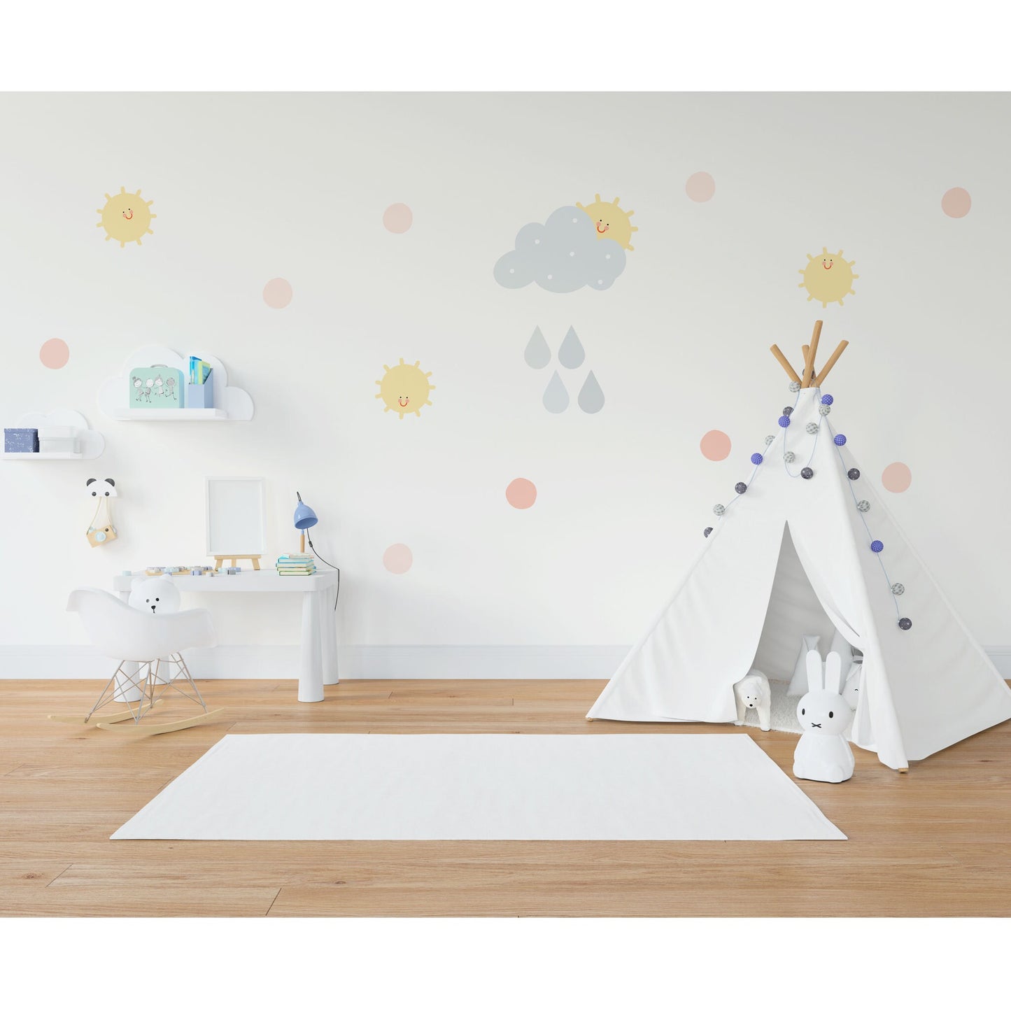 Cloud Decal Weather Wall Sticker Weather Wall Decal Weather