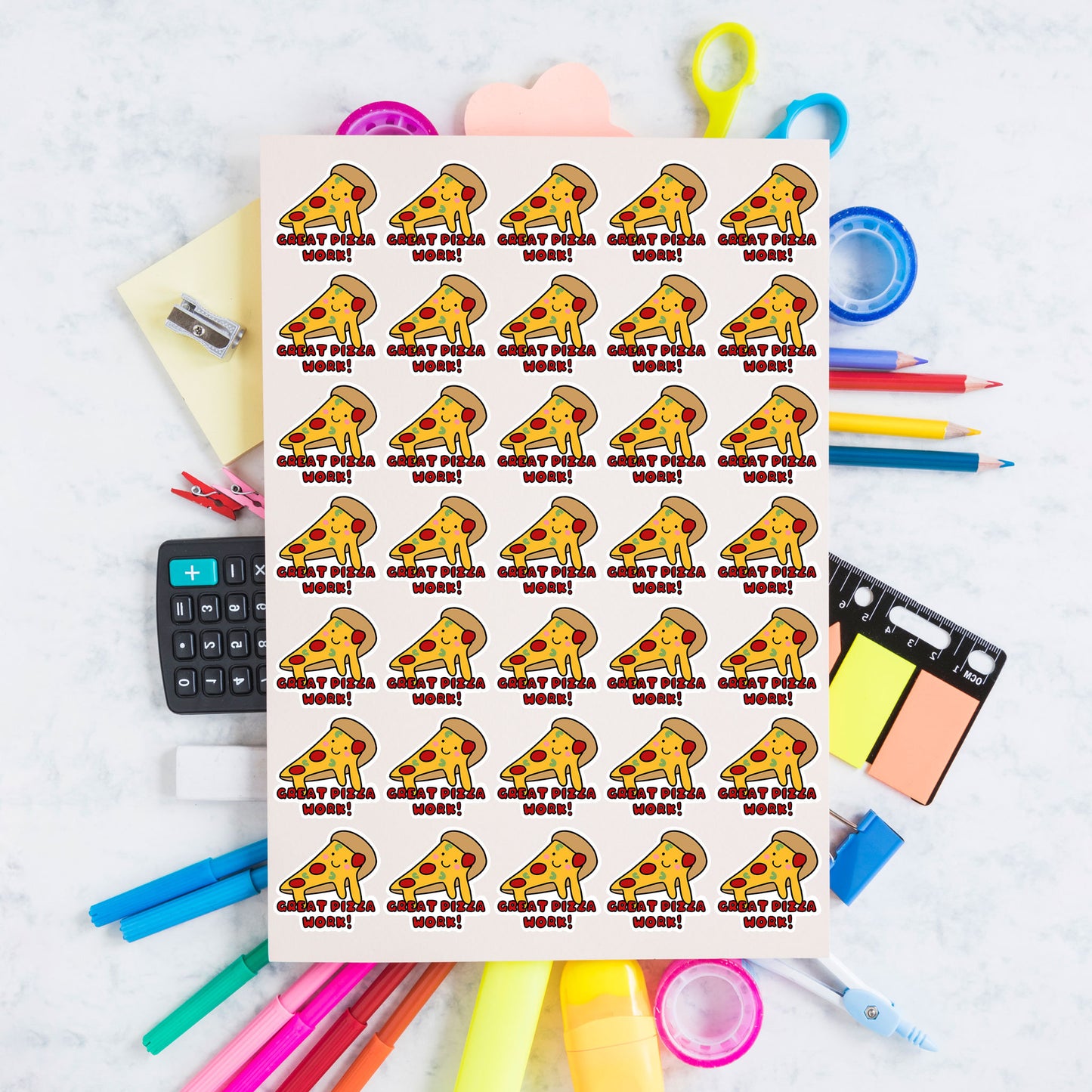 Great Pizza Work Stickers, Teacher Stickers, Classroom Stickers, Primary School Stickers, Teacher Awards, Back to School, School Work, Pizza