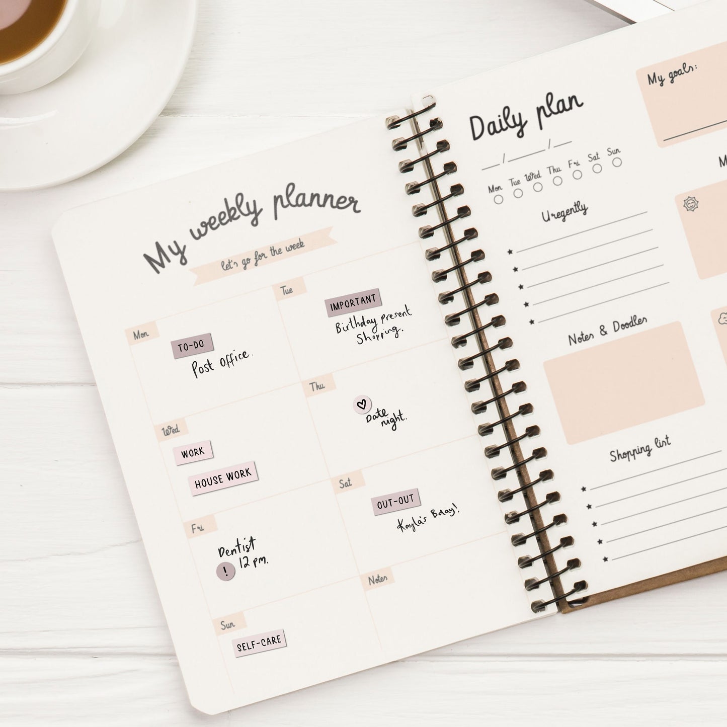 Pink Planner Sticker Sheet Todo Sticker Daily Planner Pack Calendar Planner Sticker Kit