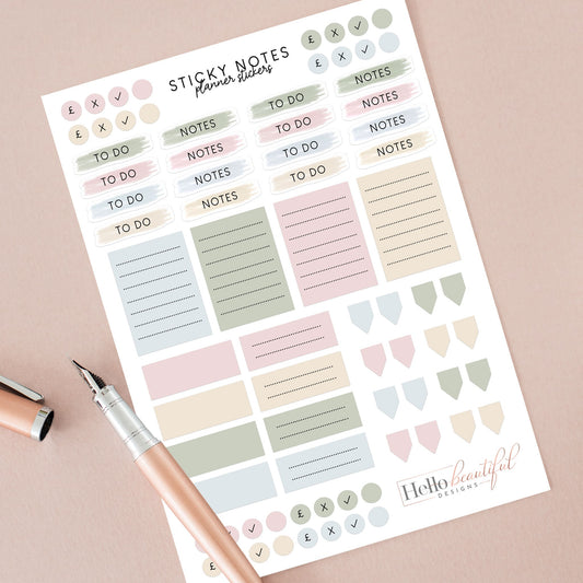 Pastel Planner Sticker Calendar Sticker Journal Sticker