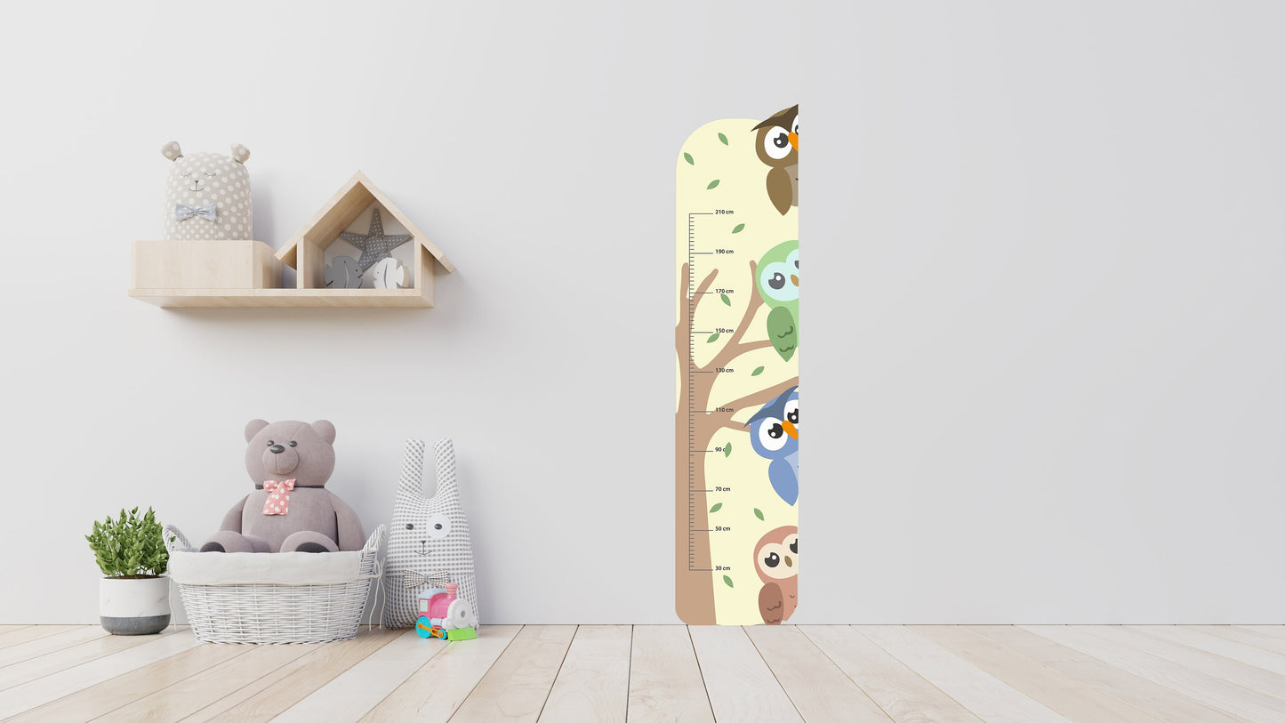 Make measuring your child's growth fun with our Animal Tree Height Chart Wall Sticker! Adorable animal design, removable, and easy-to-apply.