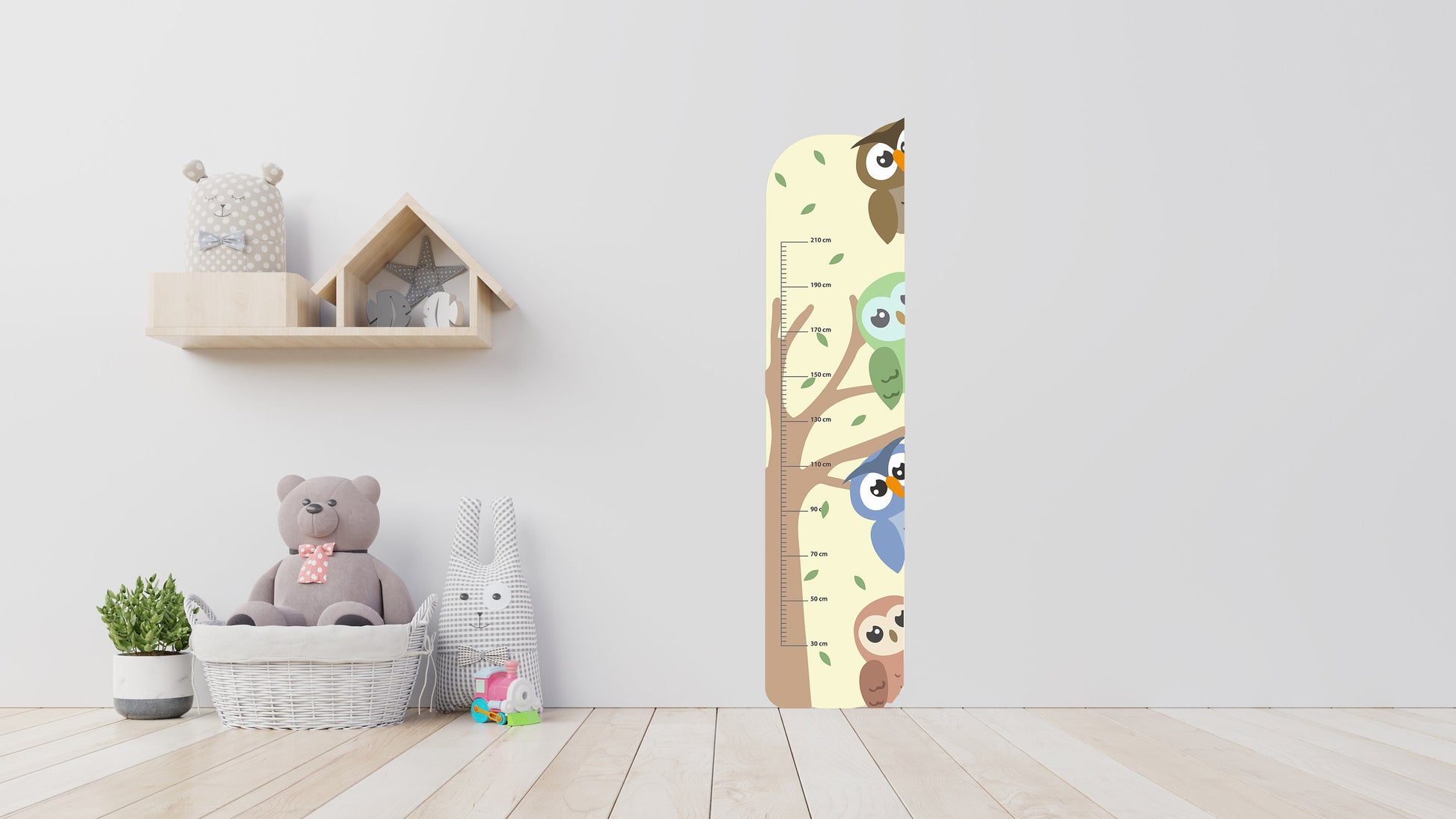 Make measuring your child's growth fun with our Animal Tree Height Chart Wall Sticker! Adorable animal design, removable, and easy-to-apply.