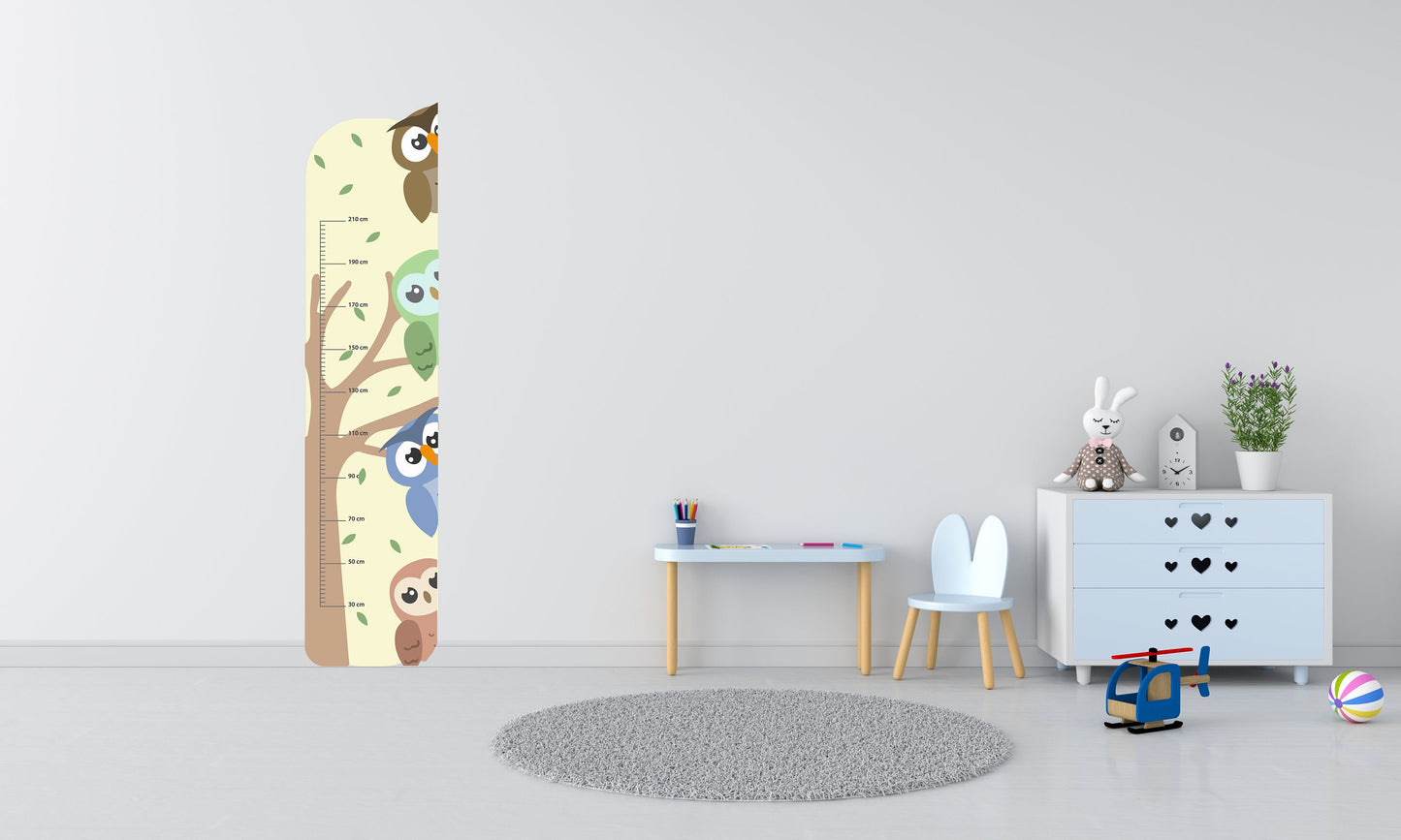 Make measuring your child's growth fun with our Animal Tree Height Chart Wall Sticker! Adorable animal design, removable, and easy-to-apply.