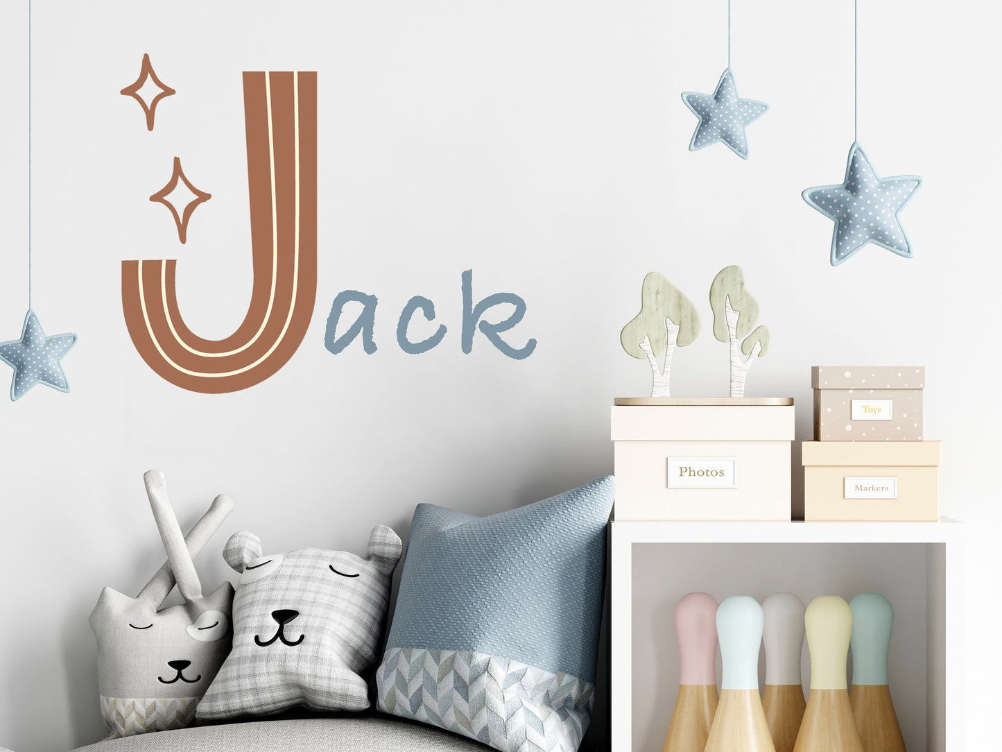 Personalised Name Wall Sticker Personalised Wall Boy Name Wall Decal